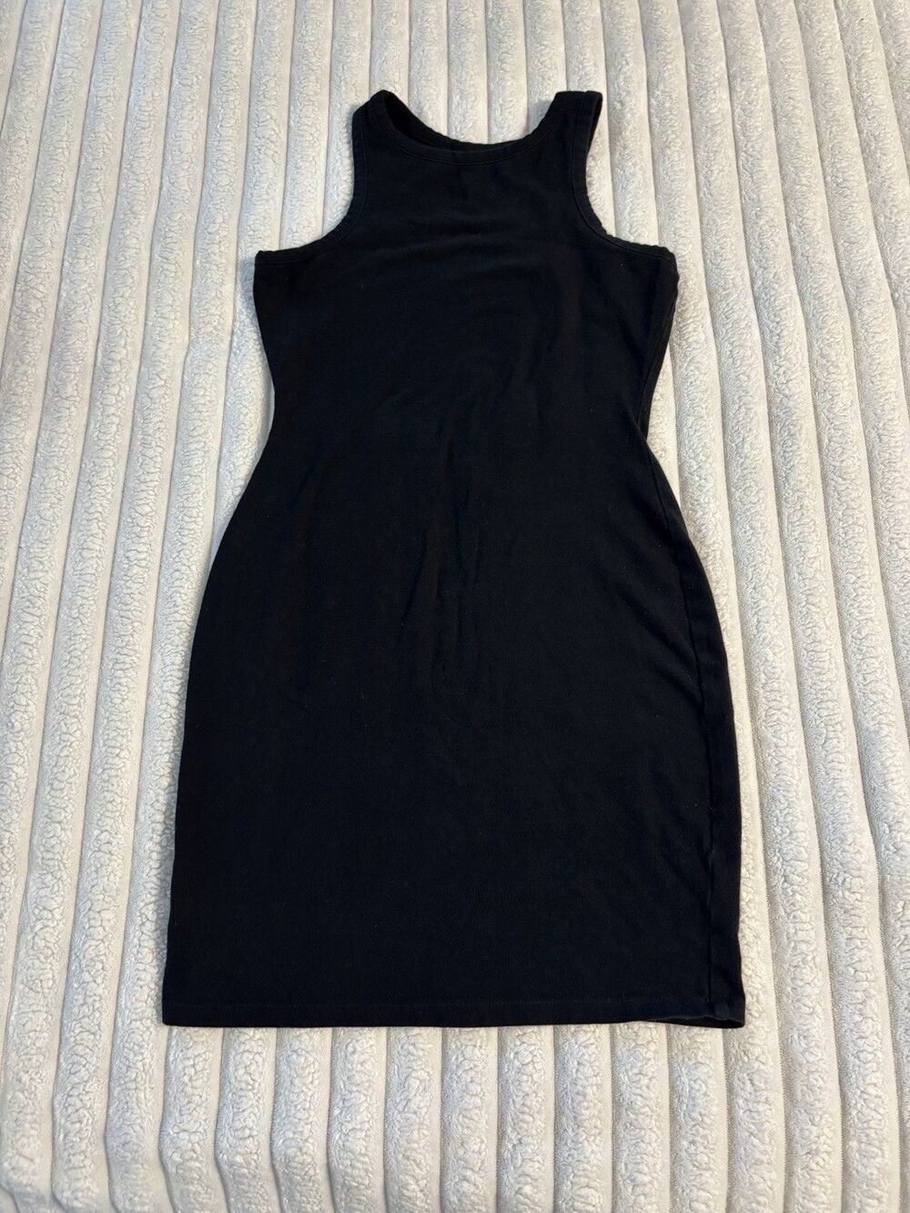 Wild Fable Dress Bodycon Sleeveless Women's Small black ribbed Basic summer